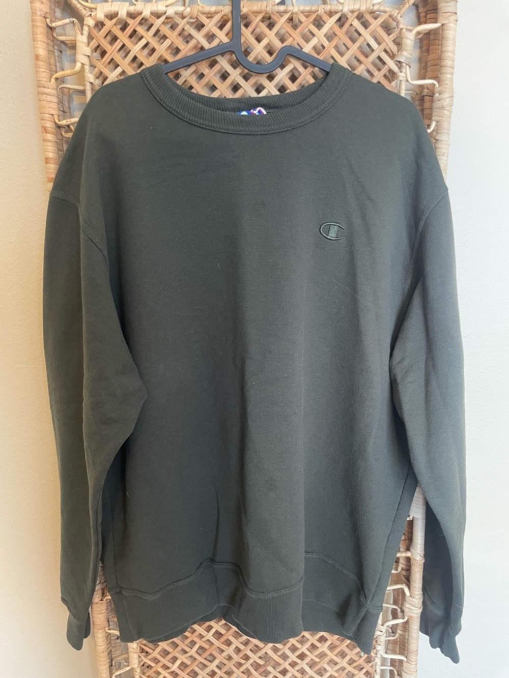 Champion Men's Crewneck Sweatshirt - Dark Green